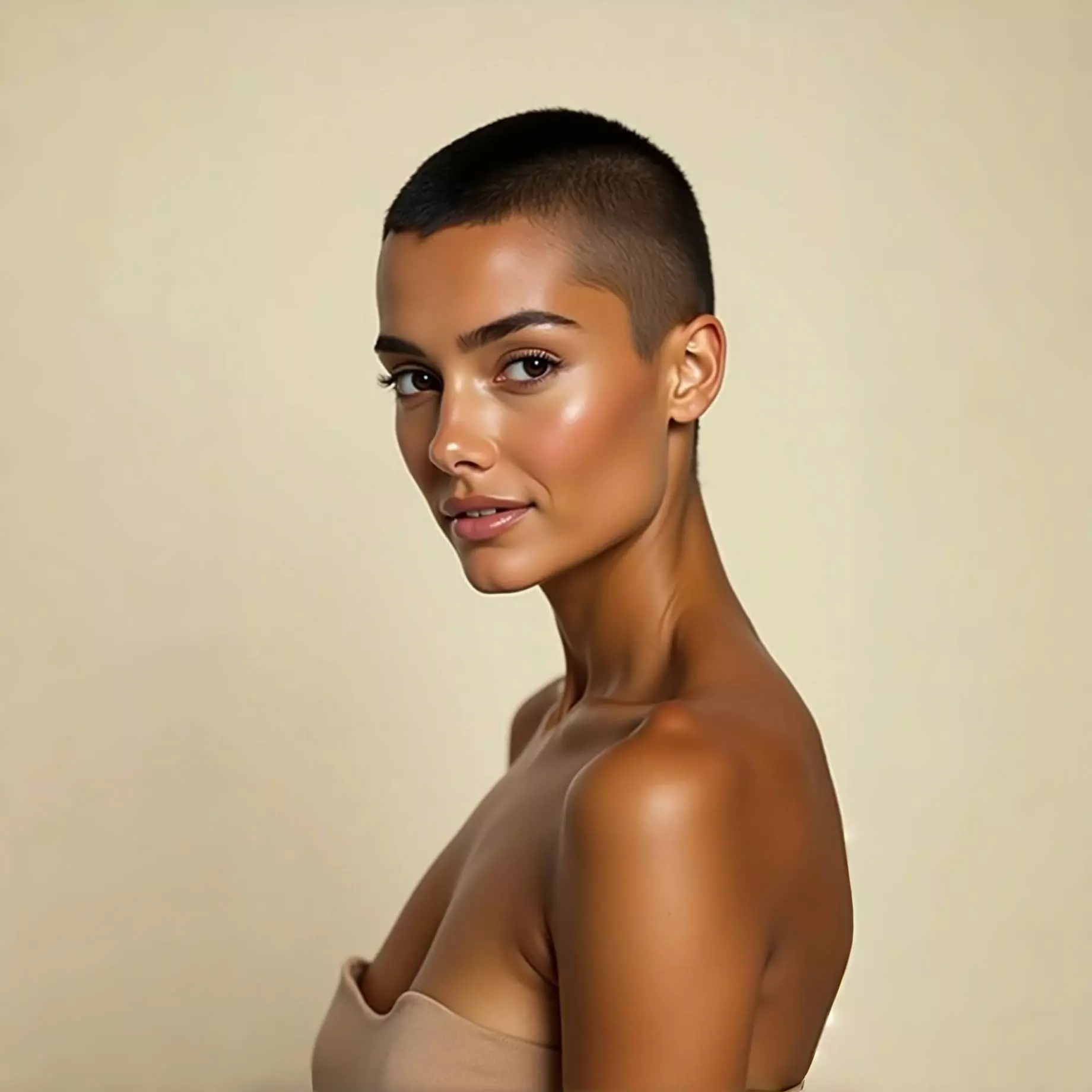 AI Buzz Cut Filter - Subtle Buzz Cut