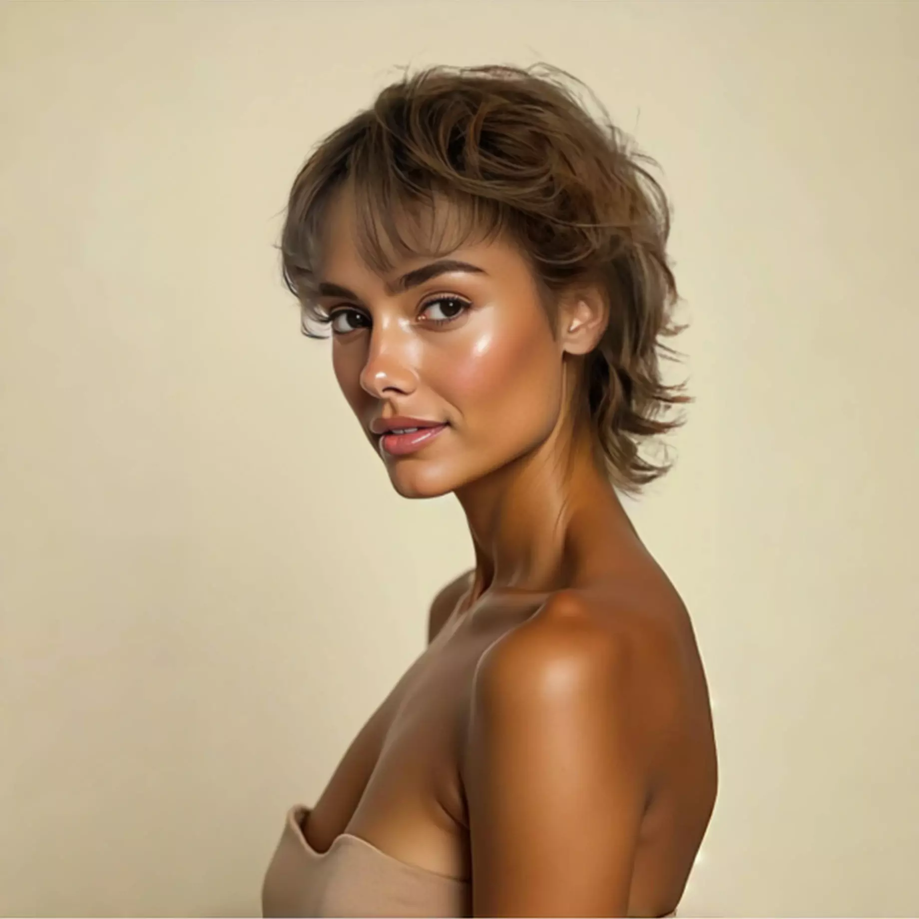 AI Buzz Cut Filter - Subtle Buzz Cut