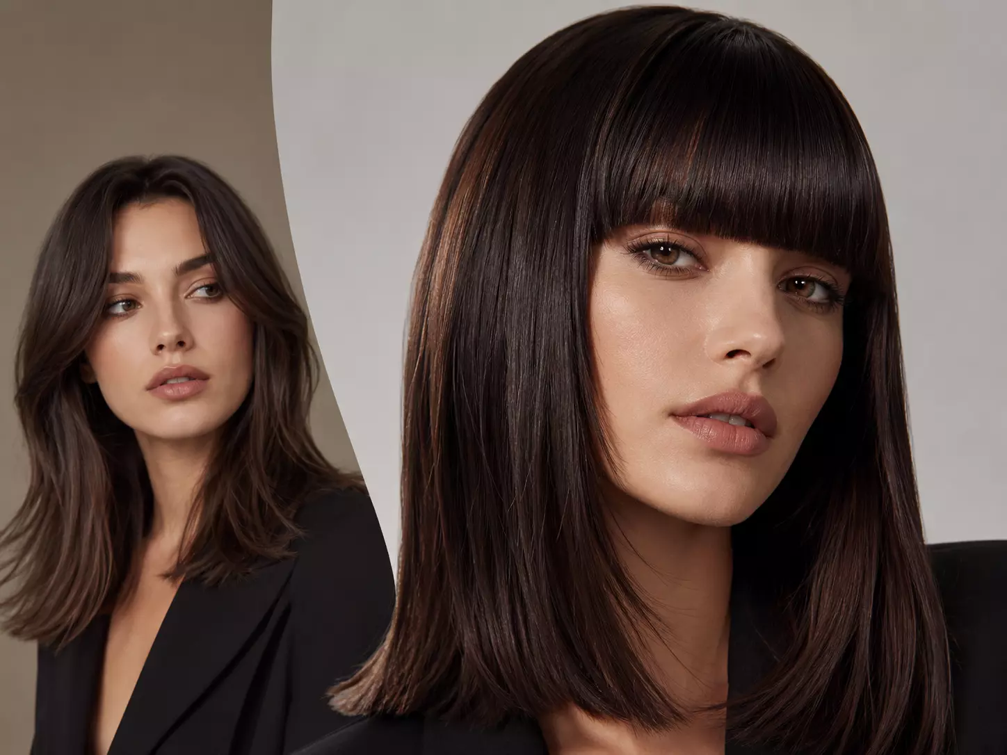 Bold blunt fringe refresh