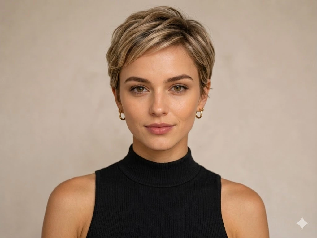ai hairstyle changer pixie filter after