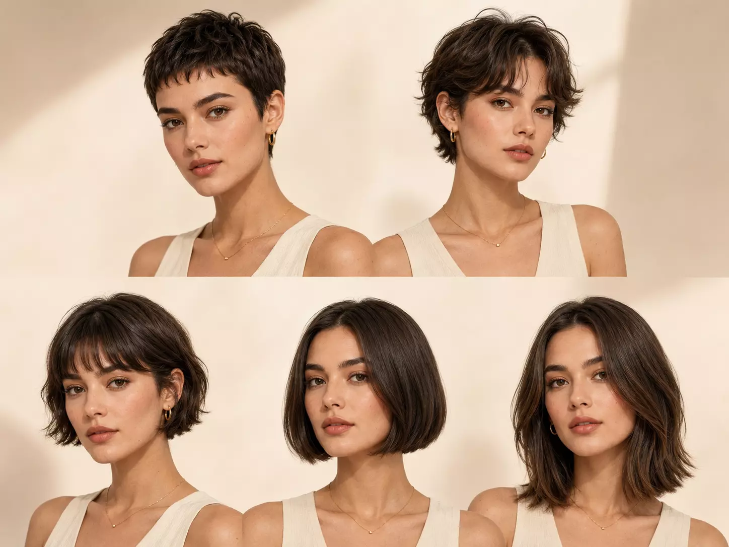 Pixie bob crop bixie and lob variations