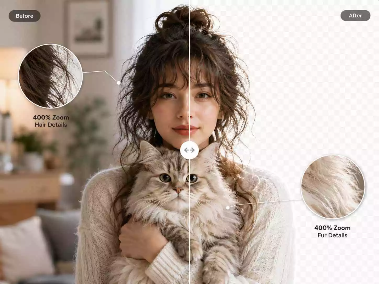 Preserve Hair, Fur, and Fine Details