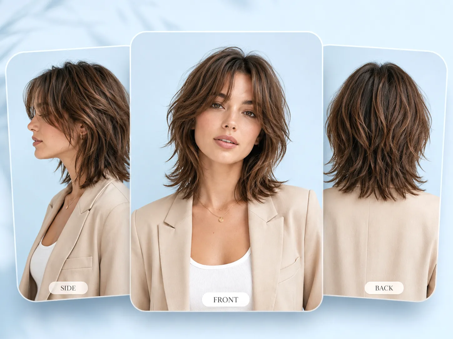 Multi-Angle Preview — Front, Side, and Back
