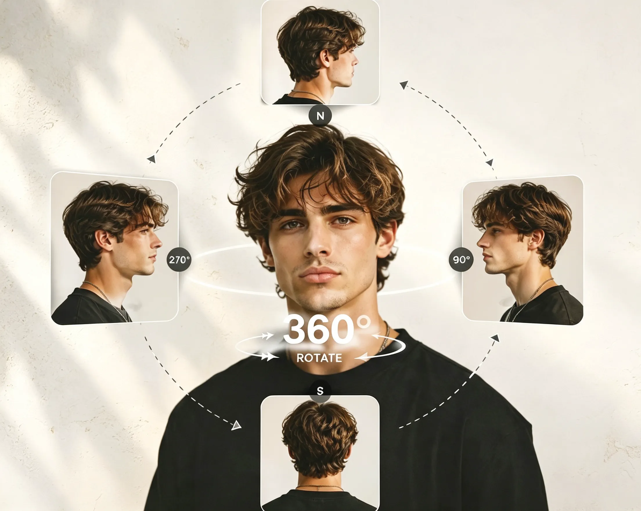 360° Hairstyle View — Inspect Every Angle