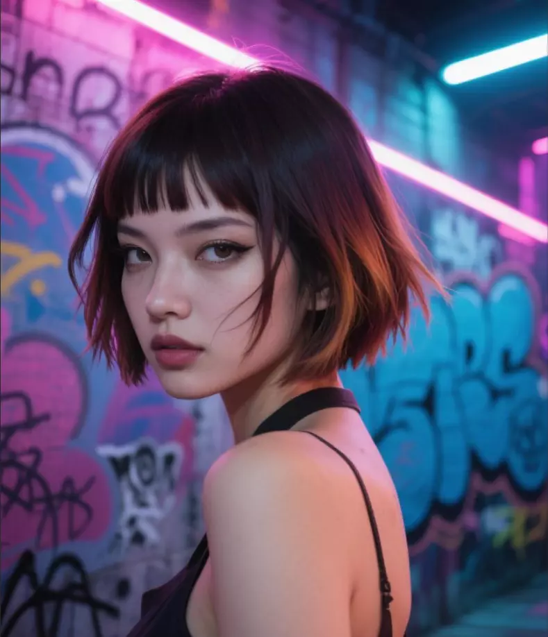 Corte bob entrecortado