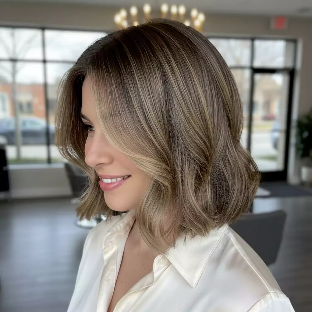 Polished textured lob