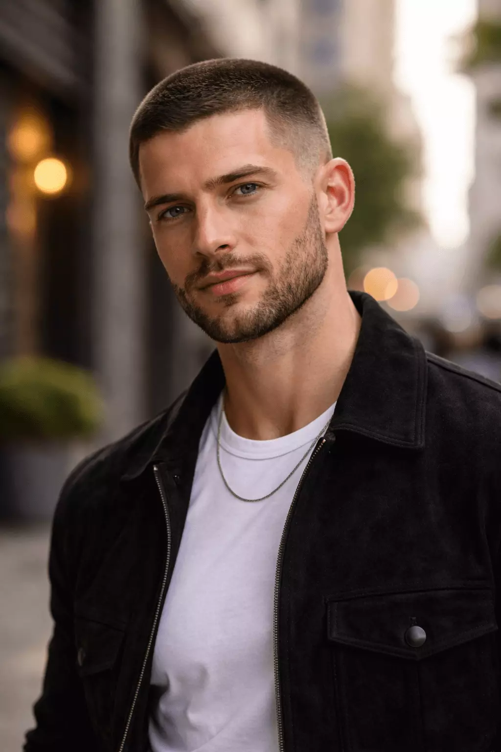 Buzz Cut With Beard