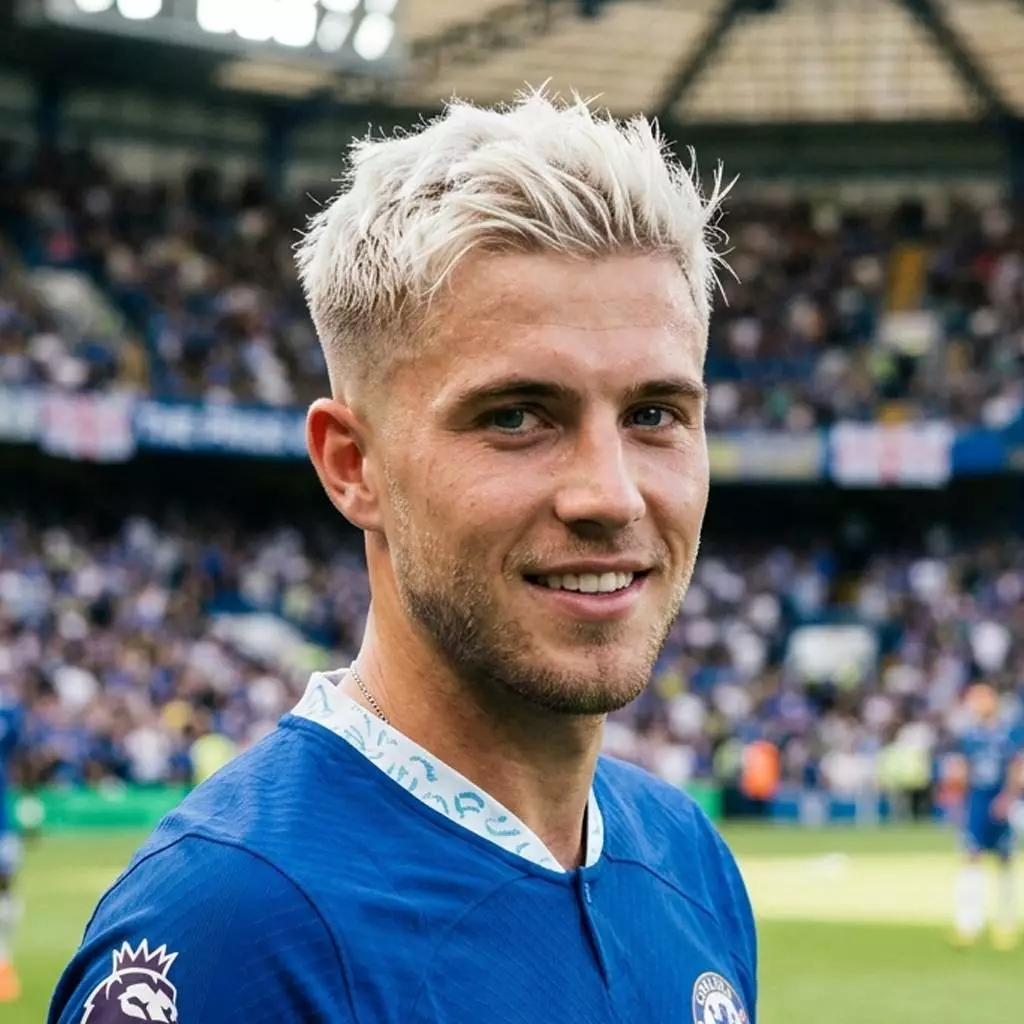 Bleached soccer hair color idea for match day