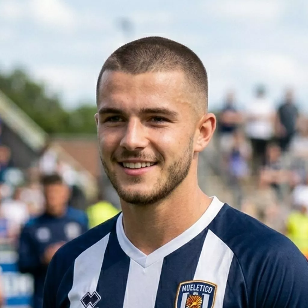 Buzz cut soccer haircut for men and boys