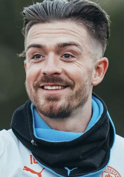 Jack Grealish slick back undercut soccer player hairstyle