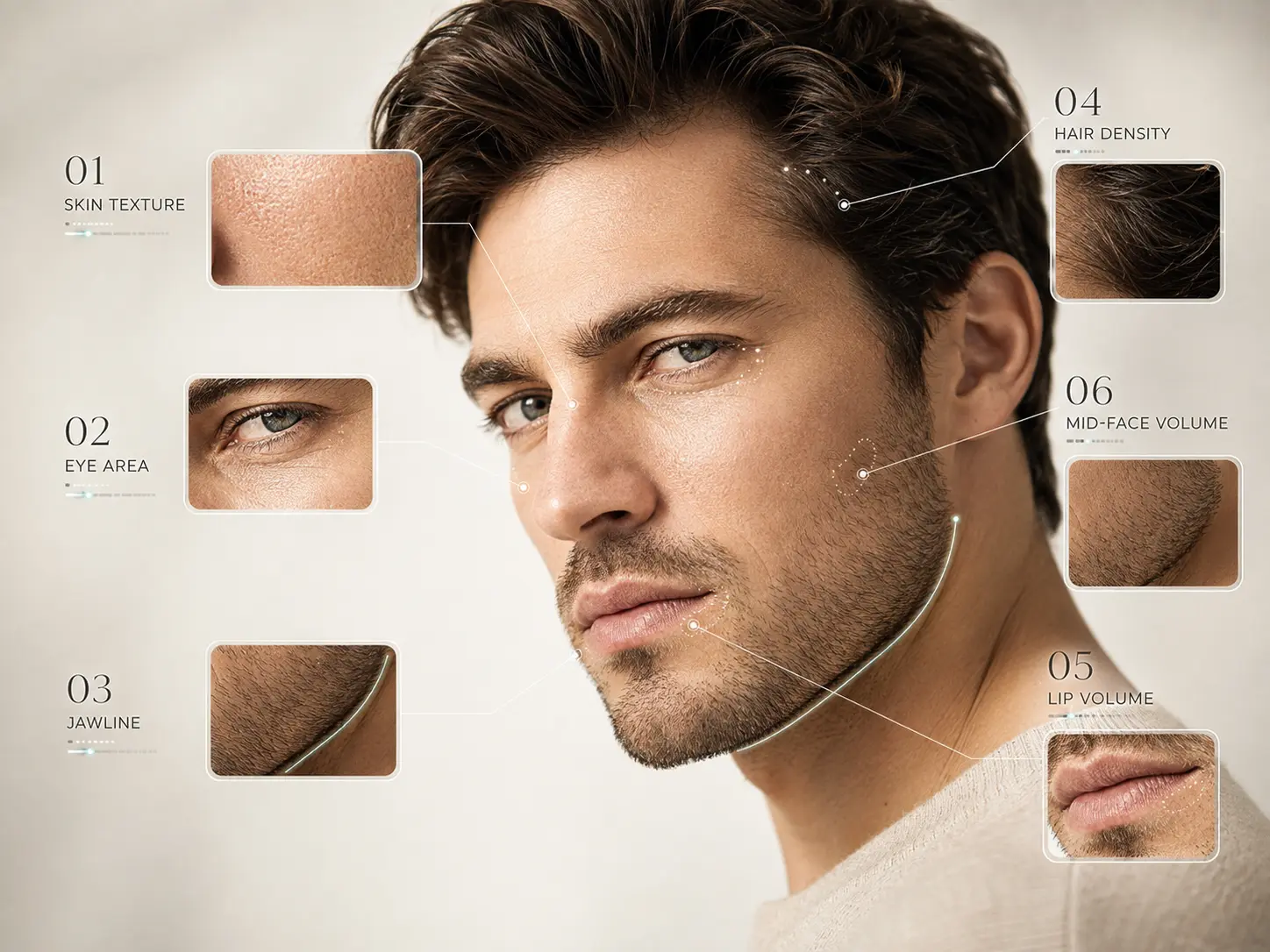 6 key facial signals that influence perceived age