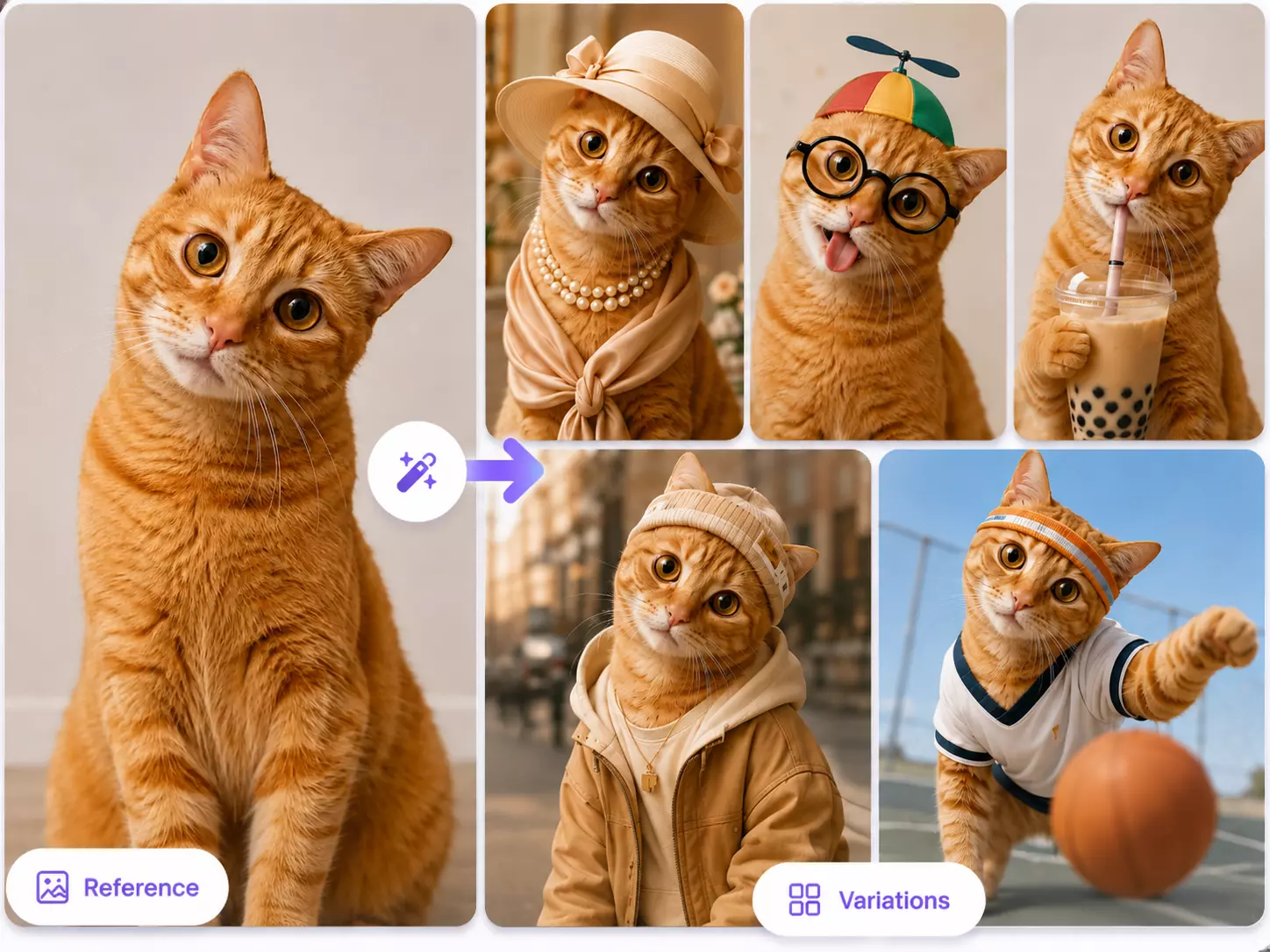 Explore Character Variations With One Reference