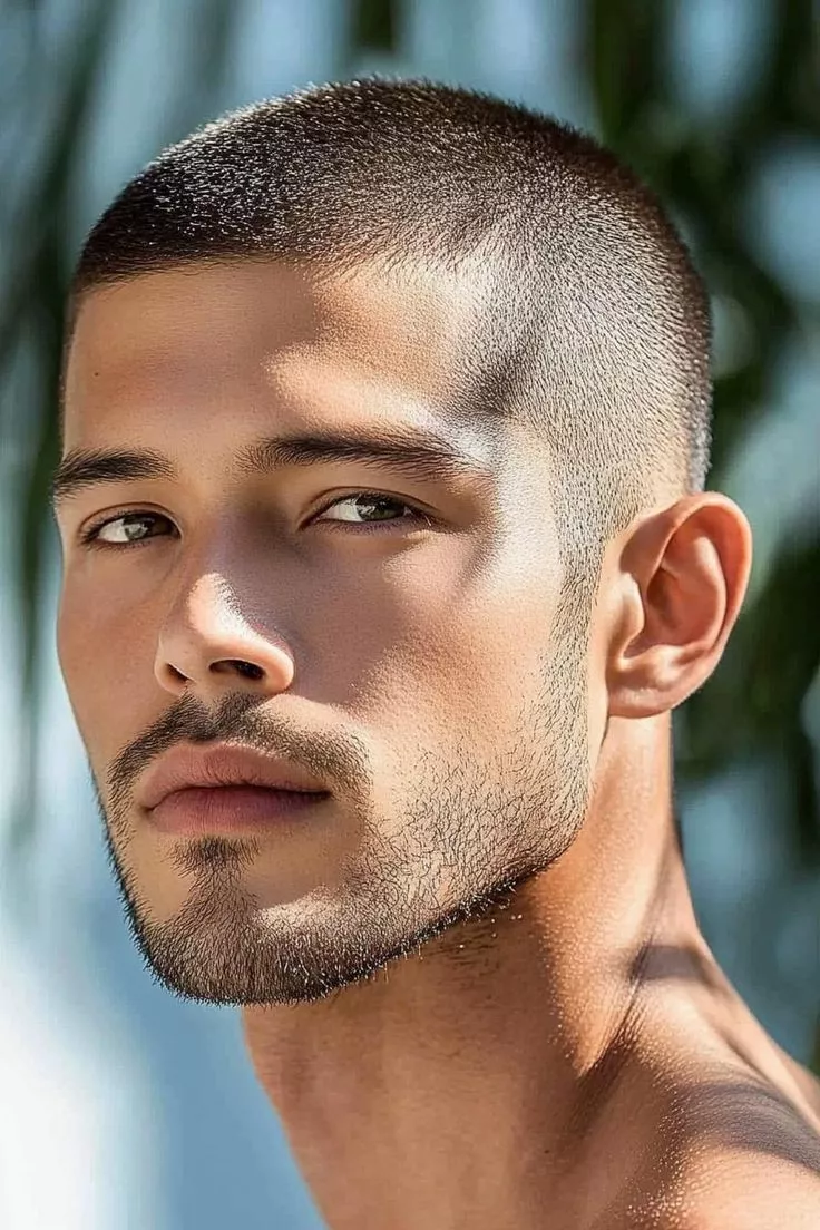 buzz cut fade