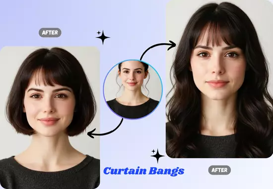 Curtain Bangs