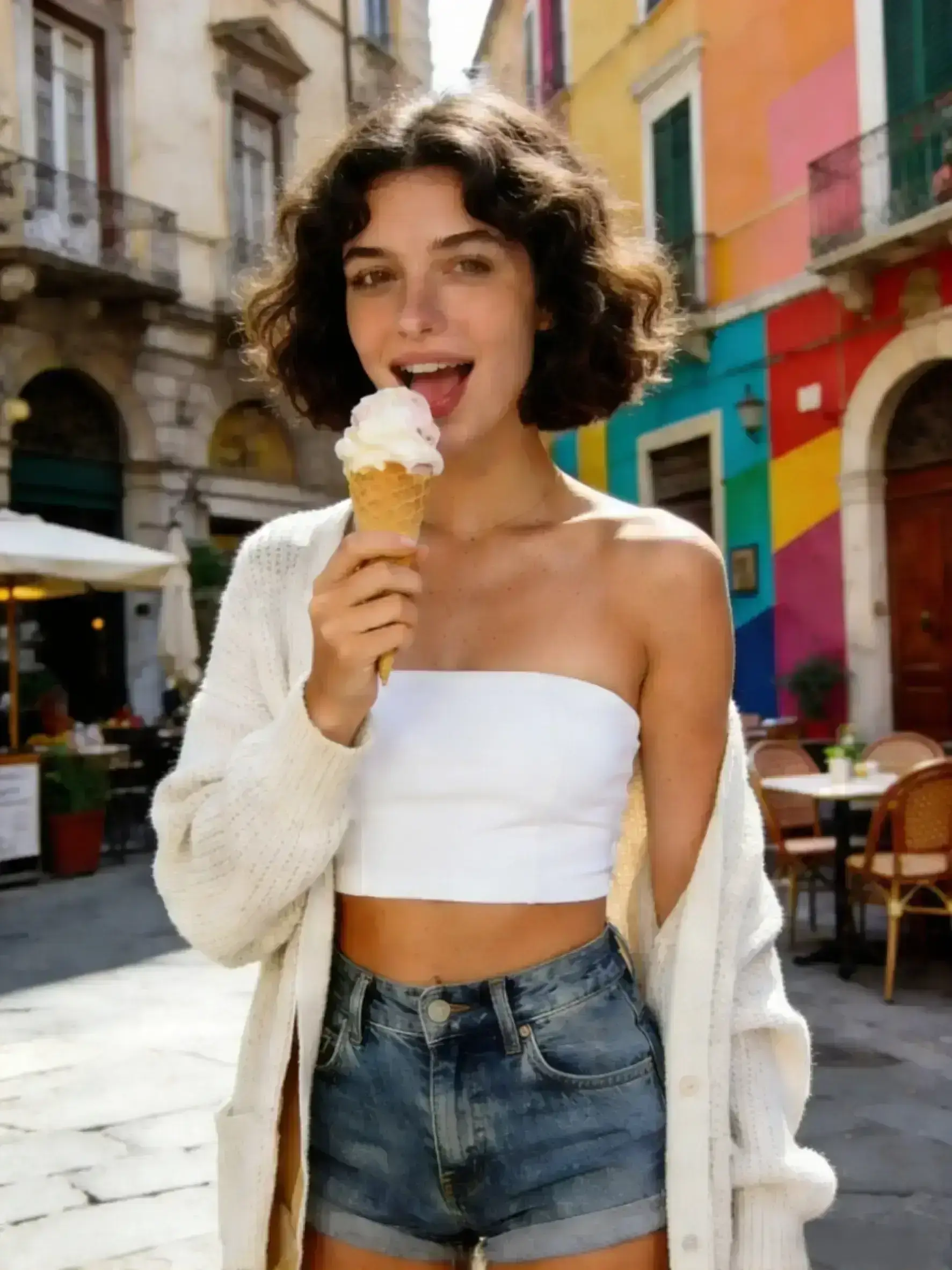 Italian haircut 2026 Italian bob with soft-luxury volume, blunt-to-soft ends, subtle inward bend, cheekbone face-framing, glossy blowout finish, studio salon portrait 3/4 angle on medium-density hair