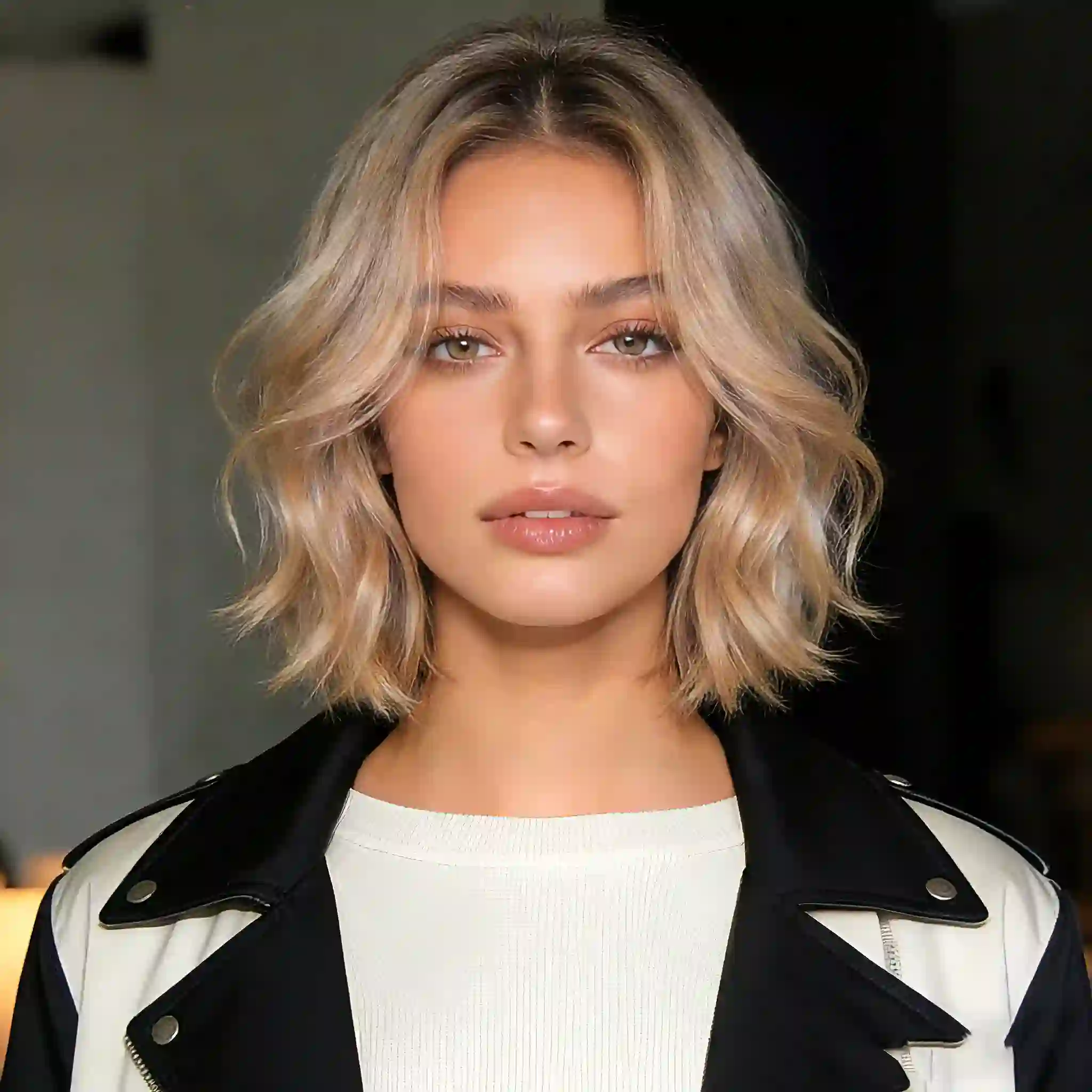 Layered bob haircut with airy soft layers, face-framing volume, and natural movement — 2026 trend