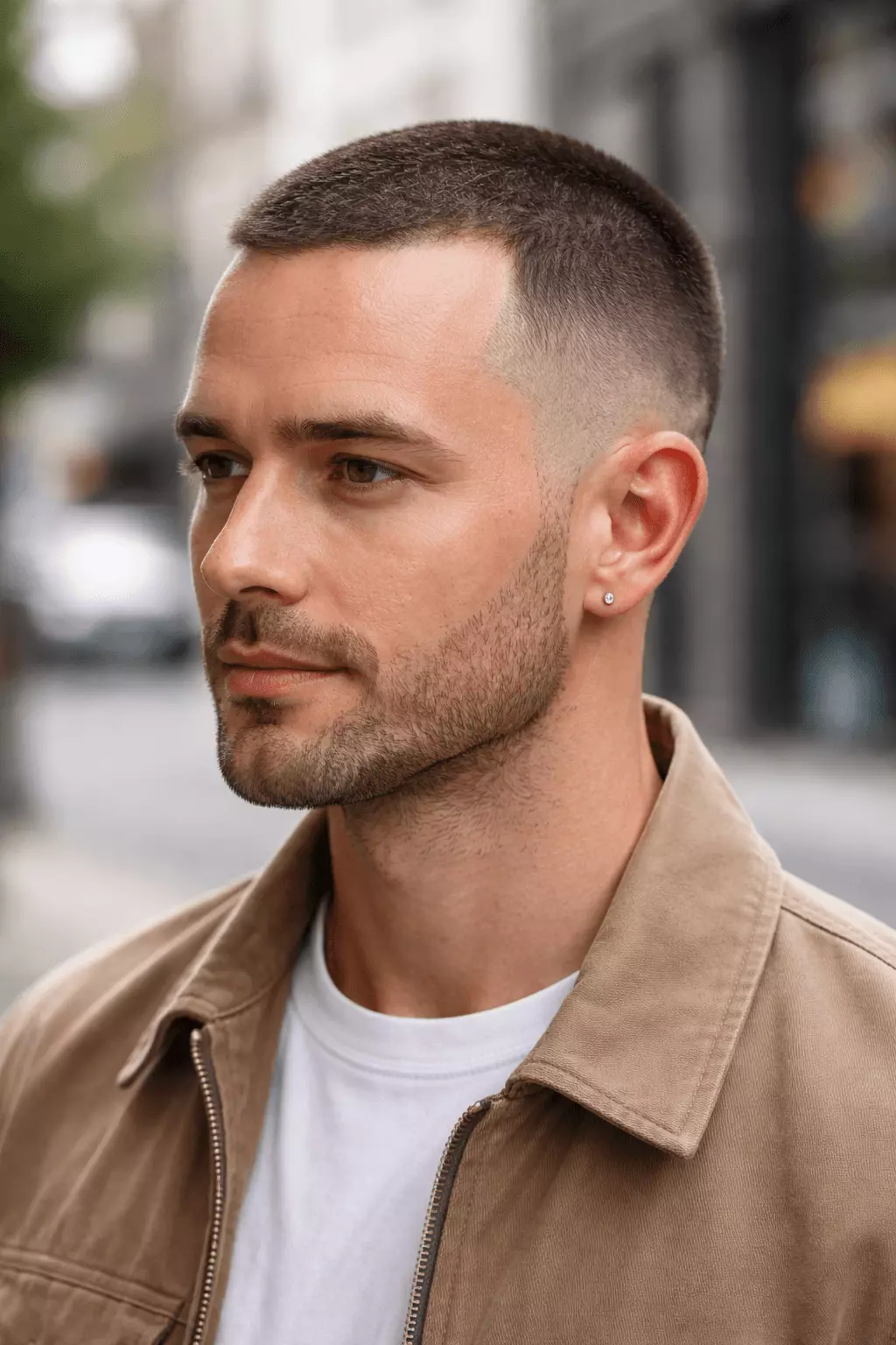 Receding Hairline Buzz Cut