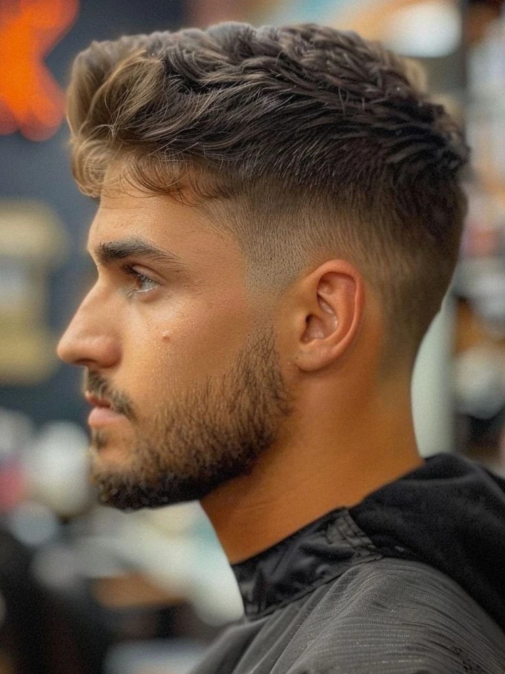 fade haircuts including low, mid, high, skin, and drop fades on different hair types