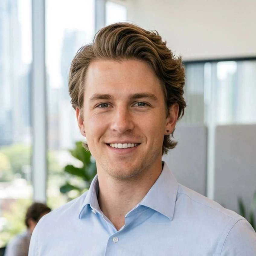 Side part flow haircut for men with soft natural movement