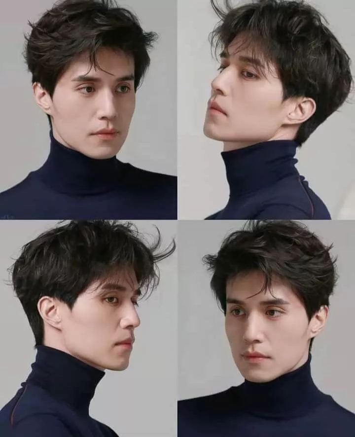 Korean men's haircut example