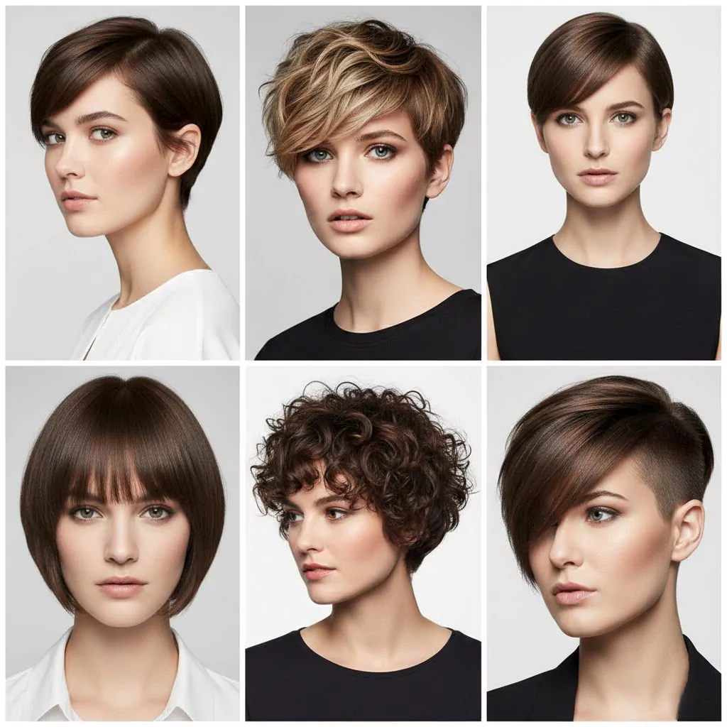 Short pixie bob haircuts: classic, textured, sleek, fringe, curly, asymmetrical, undercut